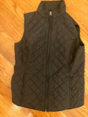 Van Heusen Black quilted puffer vest